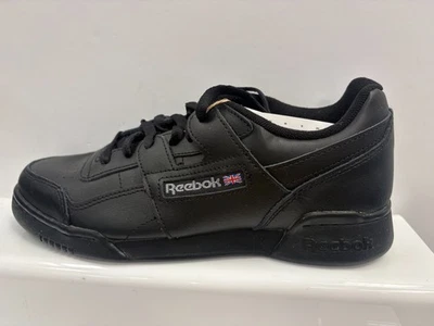 Reebok Workout Plus Herren Sneaker Schwarz Trainer UK 7 US 8 EU 40.5 - Bild 1 von 4