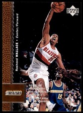 1996-97 UPPER DECK RASHEED WALLACE PORTLAND TRAIL BLAZERS #287 EXMT-NM