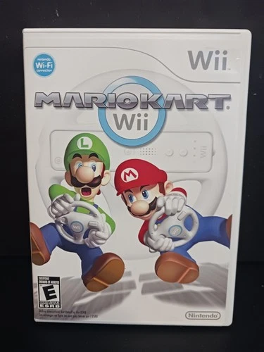 Mario Kart Wii 2008 Nintendo Complete with Manual CIB Tested and Working