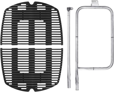 Cast Iron Grates and Grill Burner for Weber Q300 Q320 Q3000 Q3200
