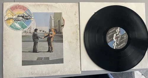 Pink Floyd Wish You Were Here Vinyl LP Record 1975 Orig Warped Wall Hanger 12”