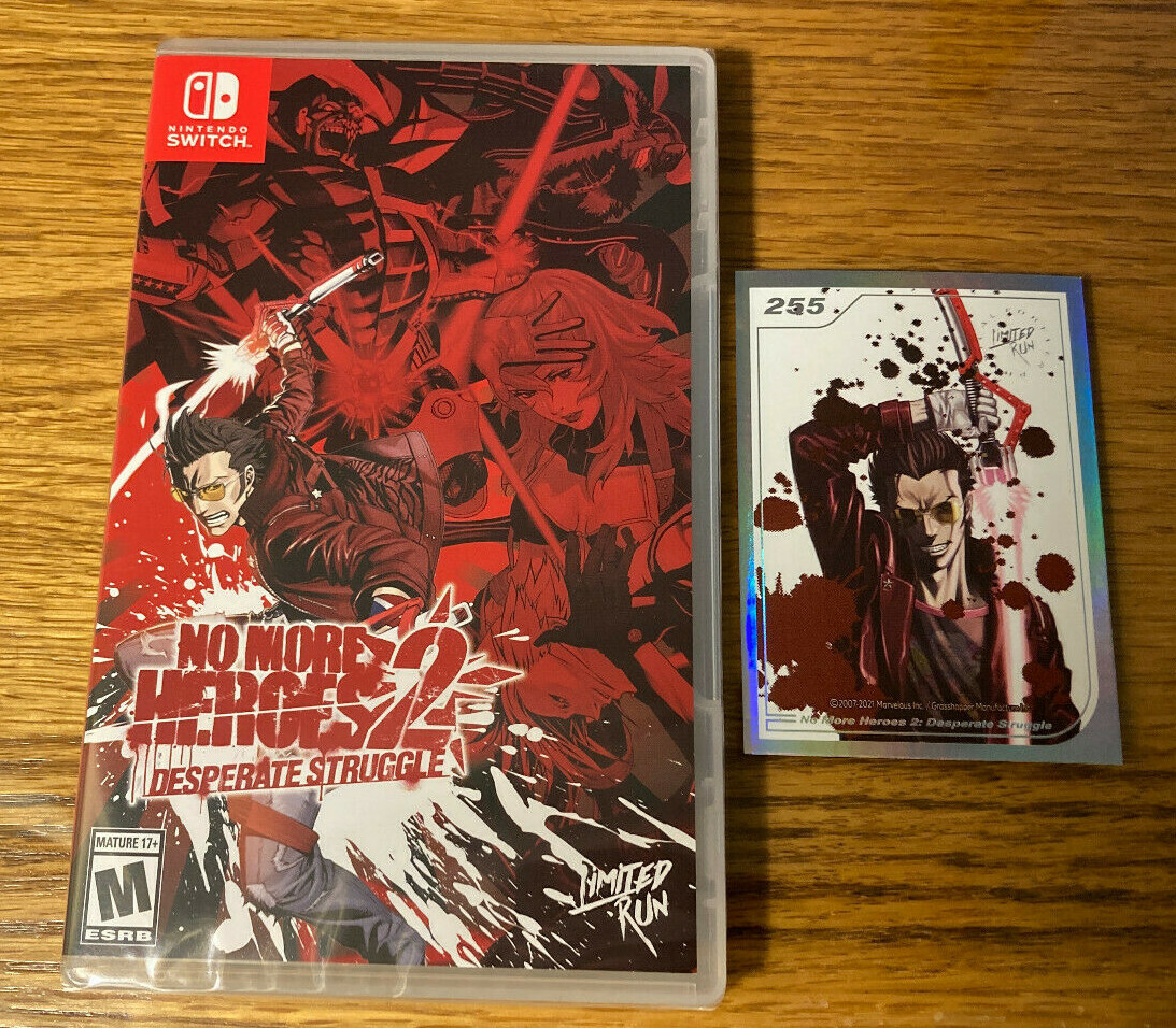 No More Heroes Desperate Struggle Limited Run #100 Nintendo