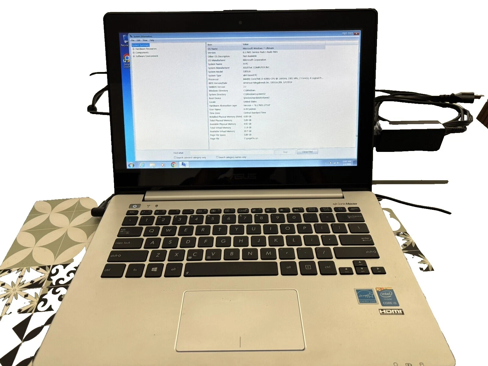 ASUS Windows 7 PC Ultrabooks