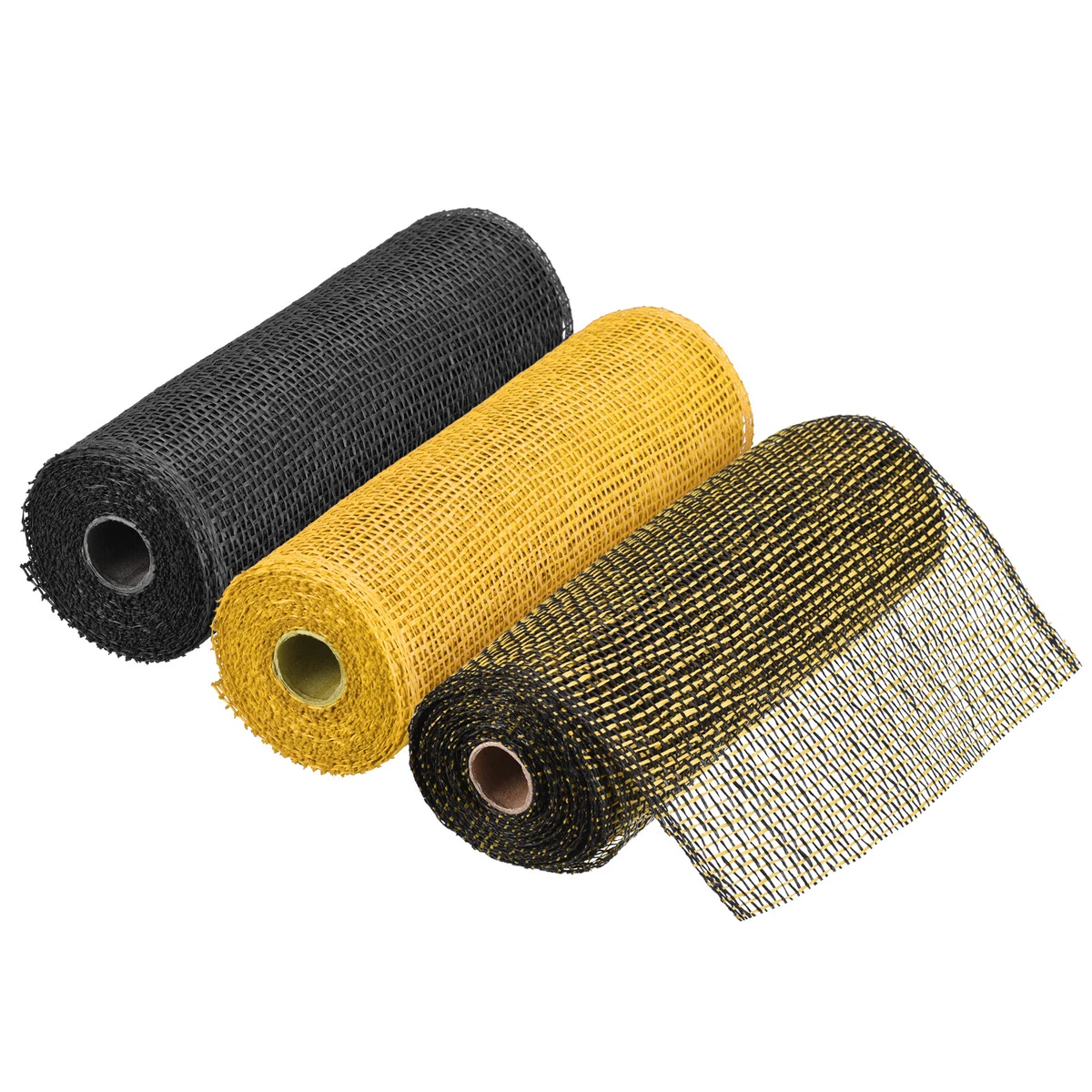  4 Rolls Poly Burlap Mesh 10 Inches 6 Yards Poly