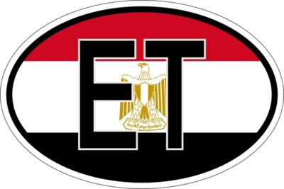 Autocollant Ovale Drapeau Estonie EST - Sticker Code Pays Pour Voiture Moto