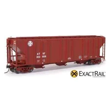ExactRail HO PS-2CD 4427 Covered Hopper Santa Fe Car Number ATSF 302715 New