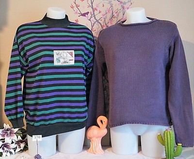 Lot De Pulls Femme Occasion Taille 42/44 - Marron, Très Bon état, Plusieurs Modèles