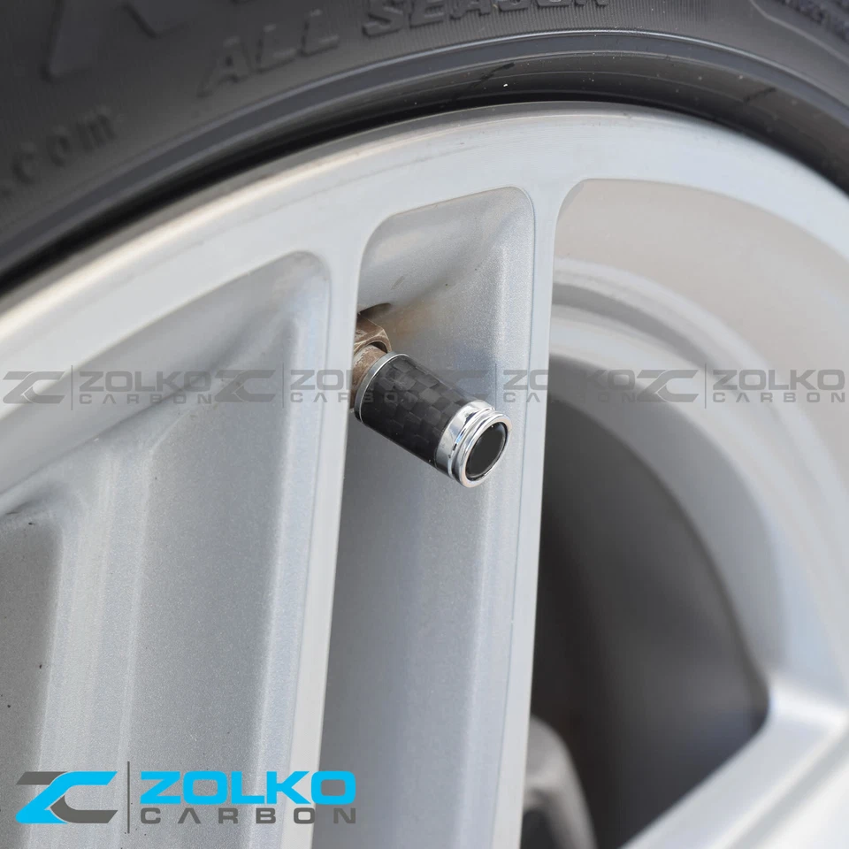 VALVE STEM CAPS WHEEL TIRE FOR CADILLAC 4PC 2 COLOR OPTION - VC08 VC31 - Image 4 of 4