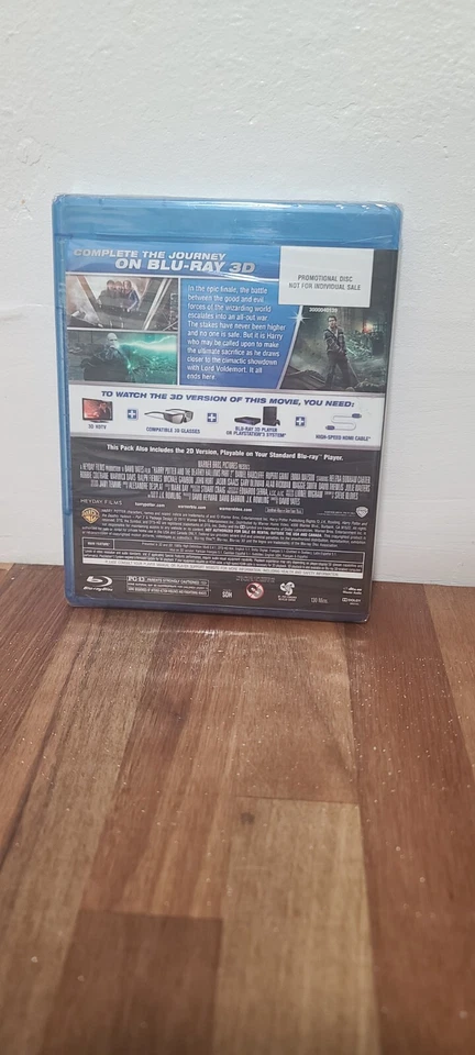 Harry Potter 3D blue-ray The Deathly Hallows Part 2 Limited Digital New Sealed  - Image 3 of 4