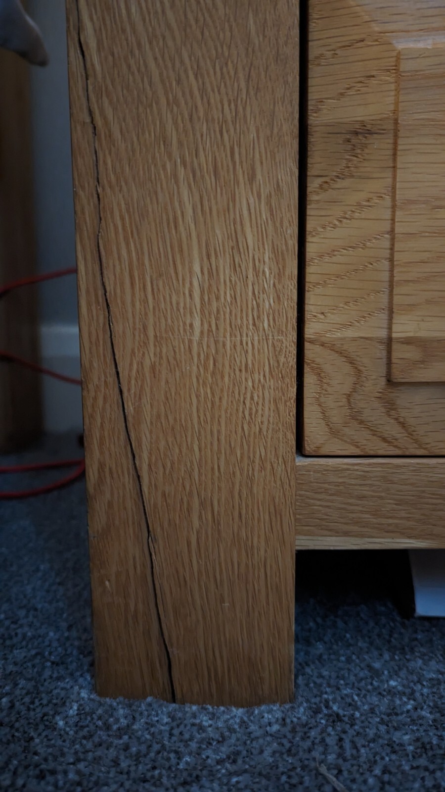 Solid Oak Bedside Tables Good Used Condition eBay