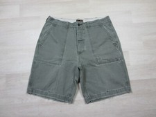 Vintage American Eagle Shorts Men's 35 Army Green Distressed Y2K Paratrooper