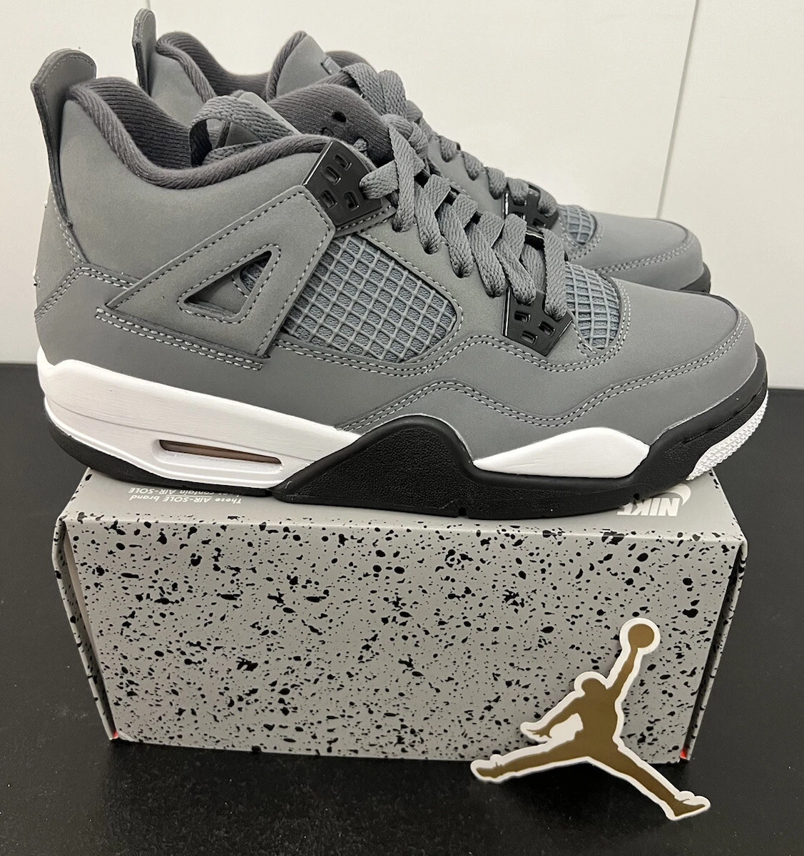 Jordan 4 cool grey size 10 sale