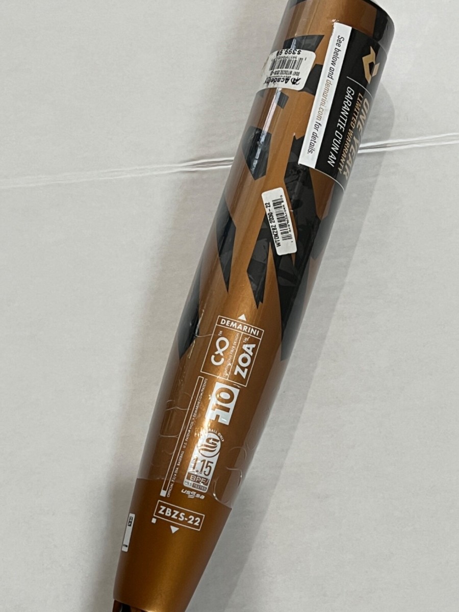 Demarini 2022 Zoa (-8) Bate De Béisbol Juvenil Usssa - Oz | Envío gratis