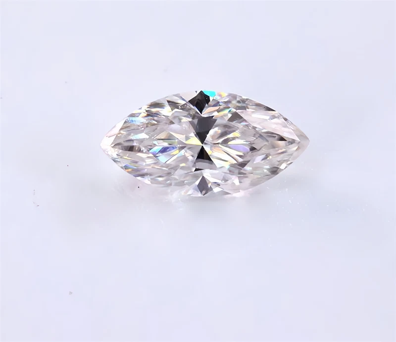 Wholesale High Quality Marquise Cut White Sapphire Lab Created Loose Gems 10pcs - Image 2 of 4