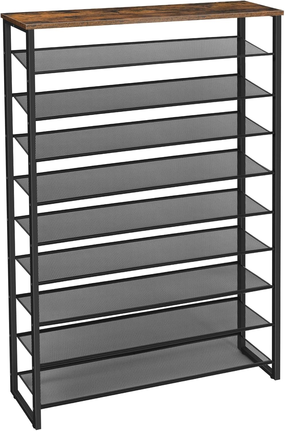 10-Tier Large Capacity Shoe Rack Organizer for Front Door Storage