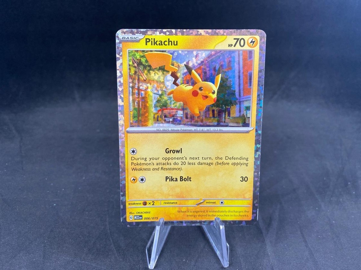 McDonald’s Pokémon Promo Cards Pokemon PIKACHU Card 2016 MCDONALD'S Set 5/12 Holo Foil Promo