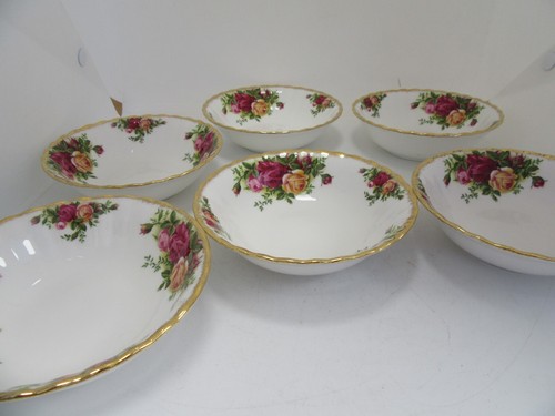 Royal Albert Old Country Roses Set 6 Pudding Fruit Dessert Bowl - Picture 6 of 6