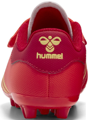 Chaussures De Football Hummel Hattrick MG Jr | Mixte Enfant, Semelle Multi-terrains, Fermeture Velcro