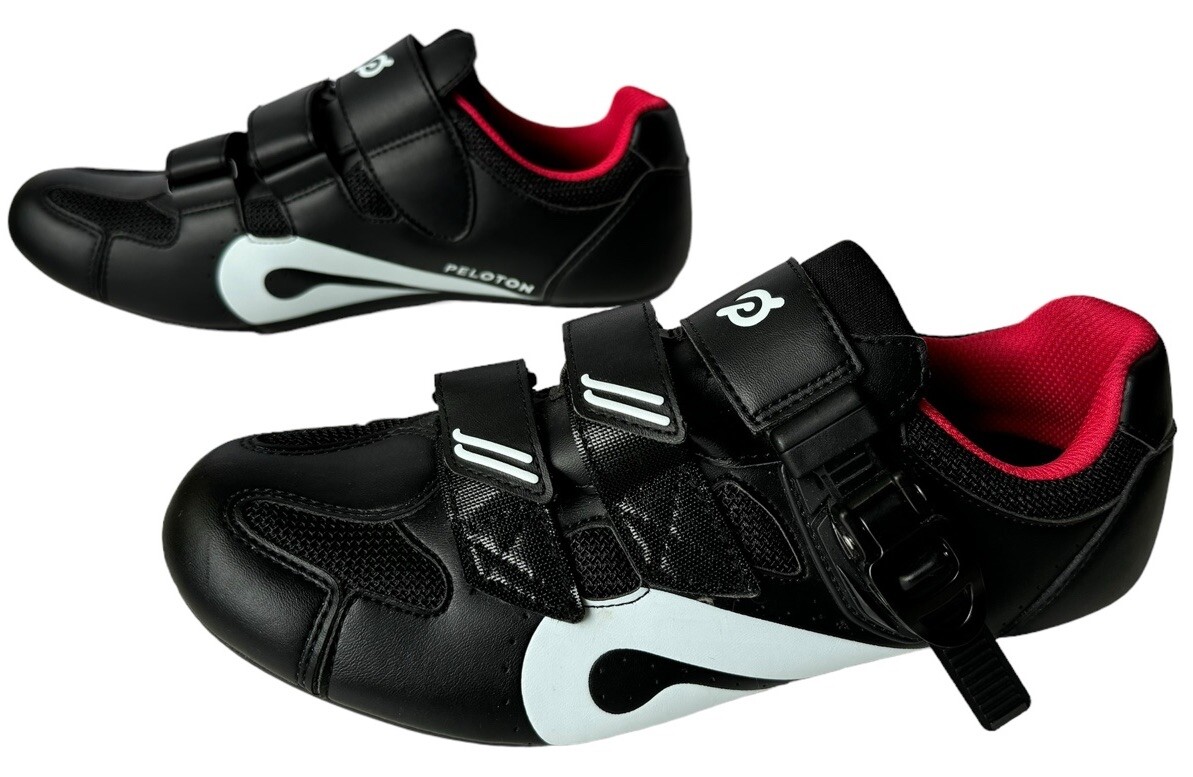 New Peloton Unisex Size 10M / 11.5W Cycling Shoes Black Red Cleat Altos Sneakers Peloton Unisex Altos Cycling Shoes Black Size | Mercari main image 3
