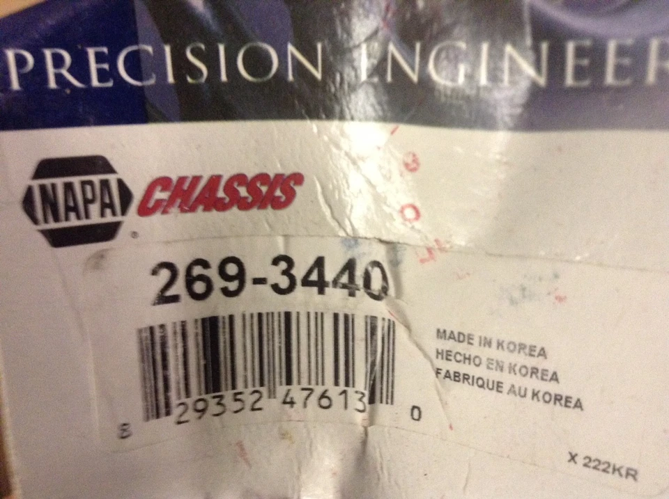 NEW NAPA 269-3440 Steering Tie Rod End Front Inner - Fits 02-10 Lexus SC430 - Image 2 of 4