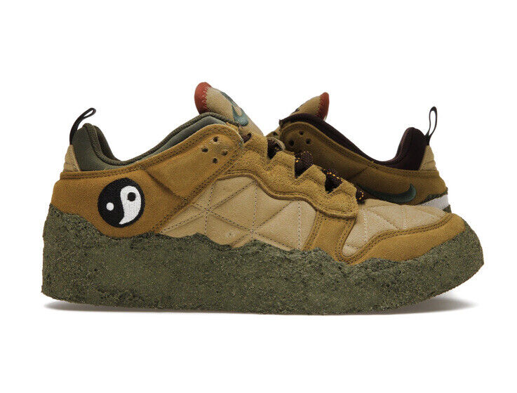 NIKE CPFM FLEA 1 TAN MOSSY GREEN 2022 DM0430-700 BARLEY/SAIL NIKE CPFM FLEA 1 TAN MOSSY GREEN 2022 DM0430-700 BARLEY/SAIL