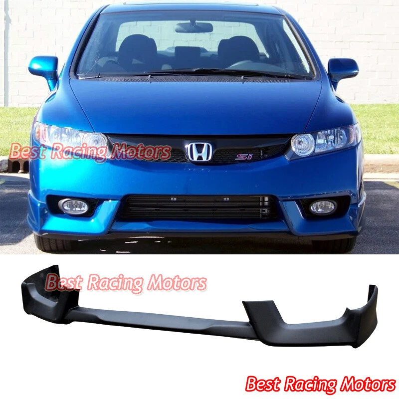 For 2009 2011 Honda Civic 4dr HFP Style Bumper Front Lip Urethane