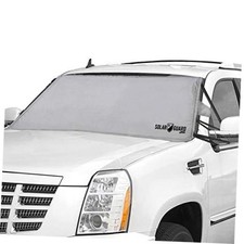 SolarGuard Plus Sunshade for Car Windshield - Reflective Car Shades XL Silver