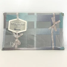 Wamsutta Supercale Plus No Iron 200 TC City Lights Twin Flat Sheet NEW