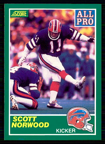 1989 Score - Scott Norwood #290 (RC)