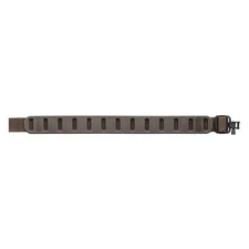 Quake CLAW Slimline Sling With HUSH STALKER II QD Metal Swivels Brown - 580065
