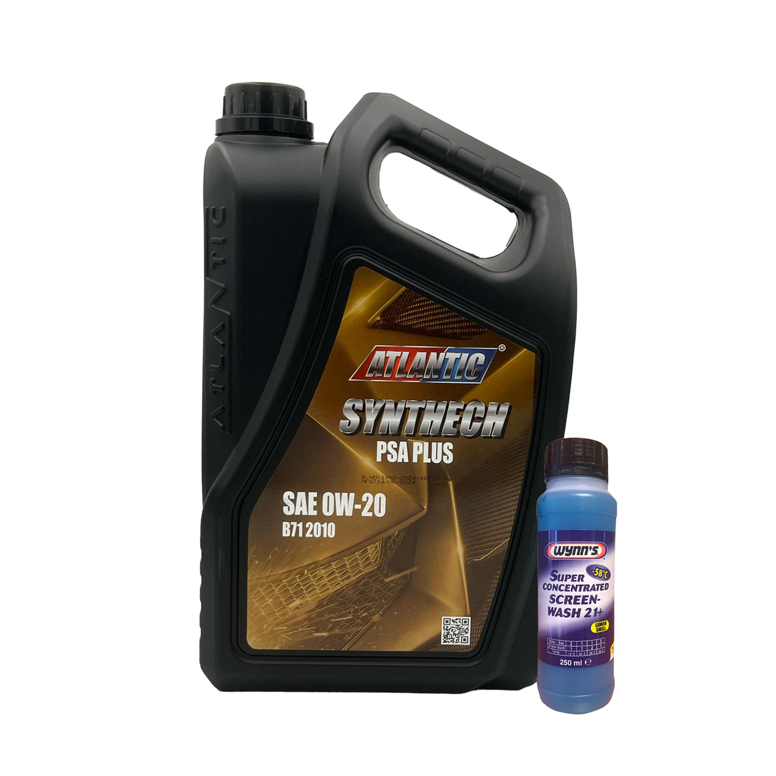 0w20 Fully Synthetic Engine Oil API SP ACEA C5 ILSAC GF-5 6A 5L + Screen Wash