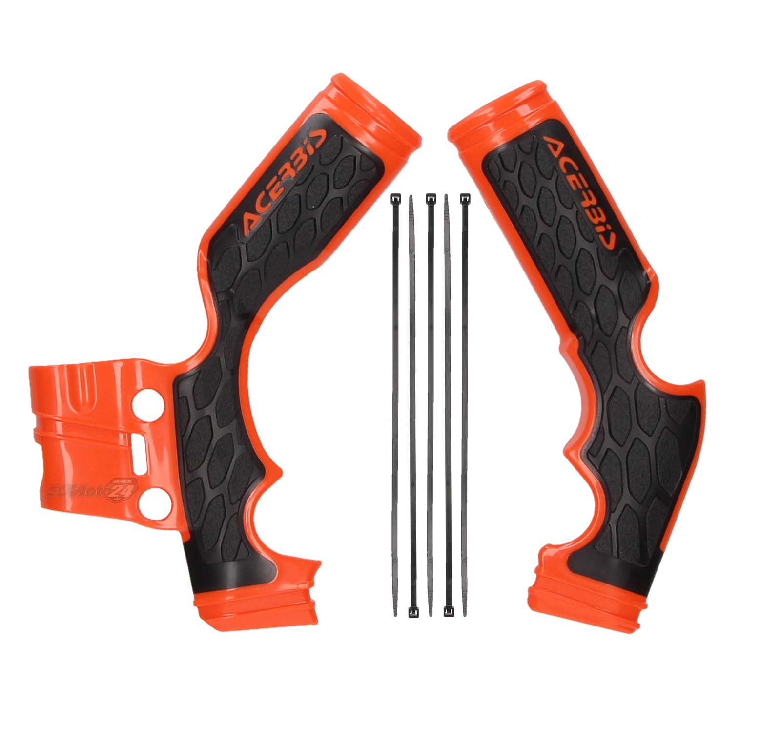 Acerbis Frame Protectors X-Grip Fits Husqvarna TC 65 GasGas MC 65 Ab17 Orange