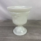 Vintage E.O. Brody Co. Milk Glass Pedestal Vase - Model M4300