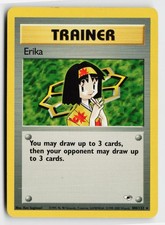 Erika 100/132 Rare Gym Heroes Pokemon Unlimited Heavily Played on eBay