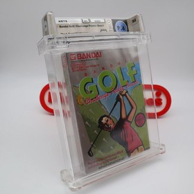 NES Nintendo BANDAI GOLF: CHALLENGE PEBBLE BEACH - WATA GRADED 9.6 A NEW Sealed!