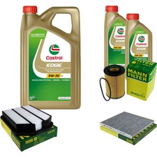 INSPEKTIONSKIT FILTER CASTROL 7L ÖL 5W30 für KIA Carens III UN 2.0 CRDi 135