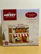 St Nicholas Square Pluto’s Pet Shop - Disney Christmas Village W/ Minnie