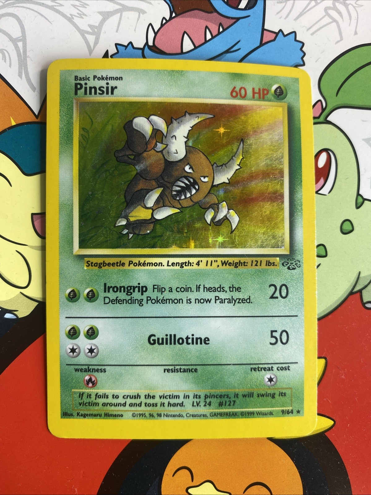 Pinsir 9/64 Pokemon TCG Pokemon TCG Jungle Holo Rare MP