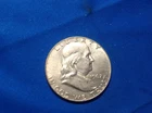 1962-D Franklin Half Dollar (brown/yellow)
