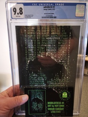w0rldtr33 1 cgc 9.8 Huy Dinh ''Matrix'' Cover Very Limited Virgin#138/333!