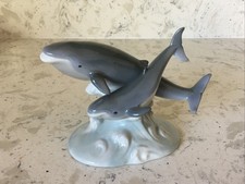 Otagiri Humpback Whale Mother & Calf Figurine 5&rdquo; x 3.25&rdquo; w/ Original Tags