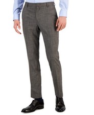 Tommy Hilfiger Men's Modern-Fit Stretch Performance Pants Brown Size 32x30
