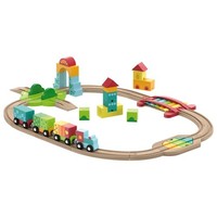 Playtive Meine 1. Bahn Montessori Set Holzeisenbahn PäDagogisch Ab 1,5 Jahren