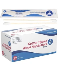 **Box of 200** Dynarex Sterile Cotton Tipped Applicators 6" 4305