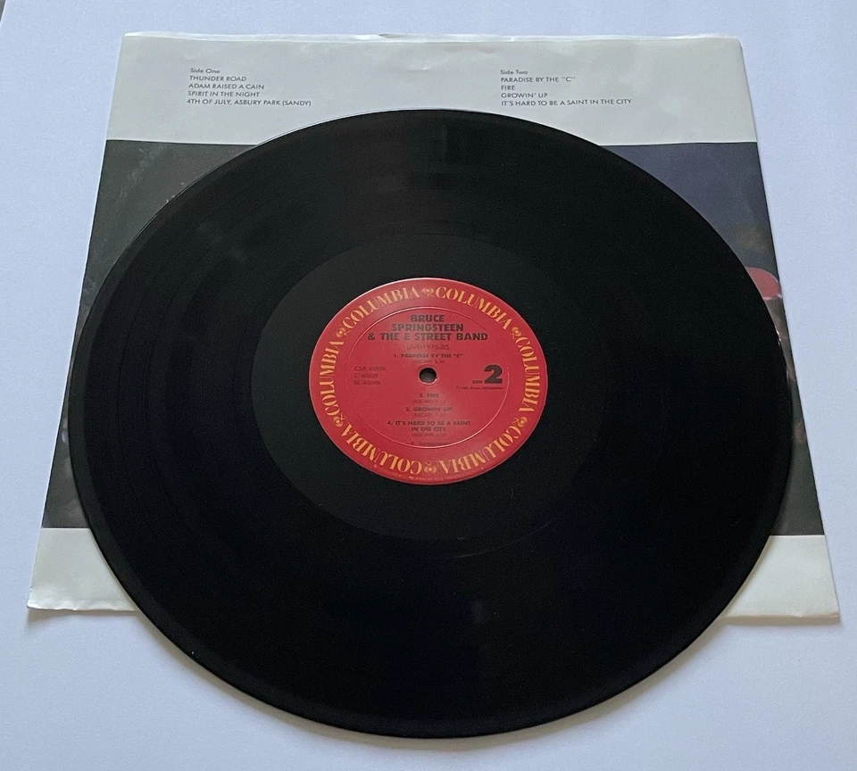 Bruce Springsteen & The E Street Band 5LP BOX SET Live/ 1975-85 Masterdisk EX+ - Image 4 of 4