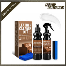 Leather Cleaner and Conditioner Kit, 5 Pieces, All Leather Goods, Deep Cleaning