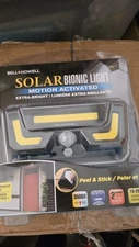 Bell + Howell Solar Motion Sensor Bionic Light 330 Lumens 2 Mode Easy Mount