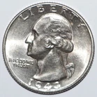 1943 Washington Quarter CHOICE BRILLIANT UNCIRCULATED (K297)