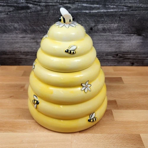 Blue Sky Bee Hive Jar