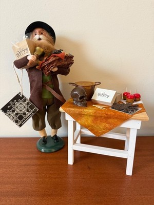 BYERS CHOICE 2025 Exclusive Duffy s Chocolatier Washburn & Table - Nice Set!